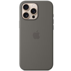 Apple iPhone 16 Pro Max Silicone Case with MagSafe - Stone Gray