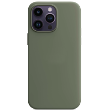 Silicone Case with MagSafe for iPhone 14 Pro Max Olive