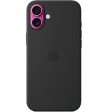 Apple iPhone 16 Plus Silicone Case with MagSafe - Black