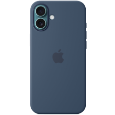 Apple iPhone 16 Plus Silicone Case with MagSafe - Denim