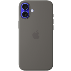 Apple iPhone 16 Plus Silicone Case with MagSafe - Stone Gray