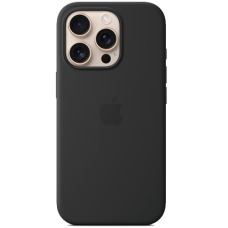 Apple iPhone 16 Pro Silicone Case with MagSafe - Black