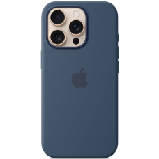 Apple iPhone 16 Pro Silicone Case with MagSafe - Denim