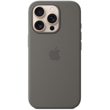 Apple iPhone 16 Pro Silicone Case with MagSafe - Stone Gray