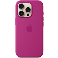 Apple iPhone 16 Pro Silicone Case with MagSafe - Fuchsia