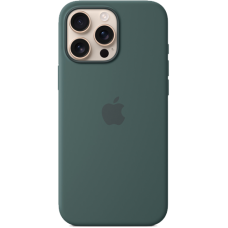 Apple iPhone 16 Pro Max Silicone Case with MagSafe - Lake Green