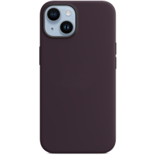 Silicone Case with MagSafe for iPhone 14 Elderberry