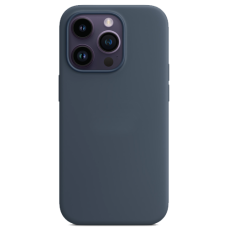 Silicone Case with MagSafe for iPhone 14 Pro Storm Blue