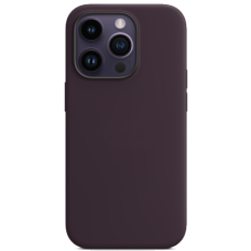 Silicone Case with MagSafe for iPhone 14 Pro Elderberry