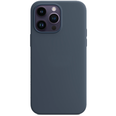 Silicone Case with MagSafe for iPhone 14 Pro Max Storm Blue