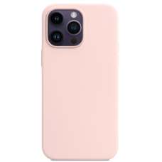 Silicone Case with MagSafe for iPhone 14 Pro Max Chalk Pink
