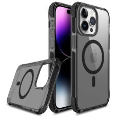 FJ Gears EchoWave Case with MagSafe for iPhone 15 Pro Max - Black