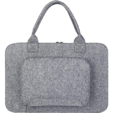 Gmakin felt bag with handles for Macbook Pro 15/16", Light Gray