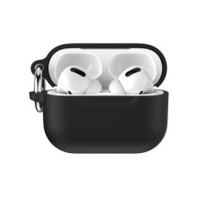 Speck Presidio with Soft-Touch Coating Case for AirPods Pro Black/Bright Silver, Black