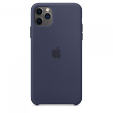 Силіконовий чохол для iPhone 11 Pro (темно-синій)