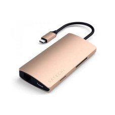 Satechi Type-C Multi-Port Adapter 4K with Ethernet V2 Gold