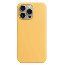 iPhone 15 PRO MAX MagSafe Silicone Case original, Sunshine