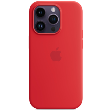 Apple iPhone 14 Pro Silicone Case with MagSafe - (PRODUCT)RED