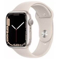 Apple Watch Series 7 45mm Starlight Aluminum Case with Starlight Sport Band
