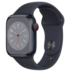 Apple Watch Series 8 GPS 45mm Midnight Aluminium Case with Midnight Sport Band
