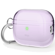 Elago Clear Hang Case Lavender for Airpods Pro 2nd Gen