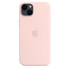 Silicone Case with MagSafe for iPhone 14 Plus Chalk Pink 