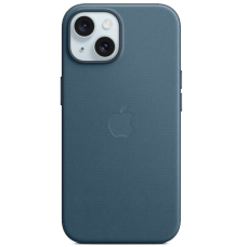 Apple iPhone 15 FineWoven Case with MagSafe Pacific Blue