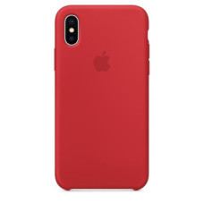 Силіконовий чохол для iPhone Xs (червоний)