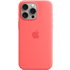 Apple iPhone 15 Pro Max Silicone Case with MagSafe Guava