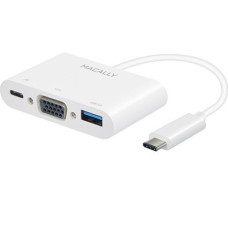 Сплітер Macally USB-C — USB + USB-C + VGA