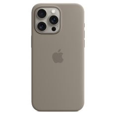 Apple iPhone 15 Pro Max Silicone Case with MagSafe Clay