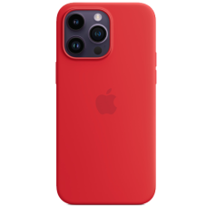 Apple iPhone 14 Pro Max Silicone Case with MagSafe - (PRODUCT)RED