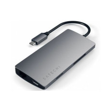Satechi Type-C Multi-Port Adapter 4K with Ethernet V2 Сірий космос