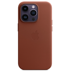 Apple iPhone 14 Pro Leather Case with MagSafe - Umber