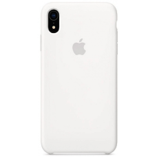 Силіконовий чохол для iPhone Xr (білий)