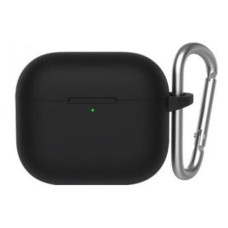 Blueo Liquid Silicone Case для Apple AirPods 3 with Carbine, Black