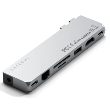 Satechi Aluminum USB-C Pro Hub Max Adapter Silver