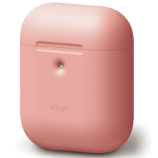 Elago A2 Silicone Case Peach for Airpods with Wireless Charging Case