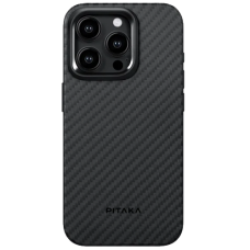 Pitaka MagEZ Case Pro 4 Twill 1500D for iPhone 15 Pro Max - Black/Grey