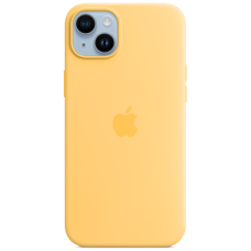 Apple iPhone 14 Plus Silicone Case with MagSafe - Sunglow