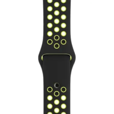 Apple for Watch Nike Sport Band, Black/Volt 38mm/40mm