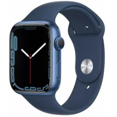 Apple Watch Series 7 45mm Blue Aluminum Case with Abyss Blue Sport Band