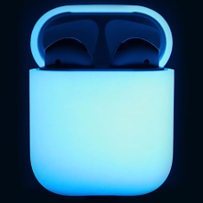 Elago Silicone Case Night Glow Blue for Airpods
