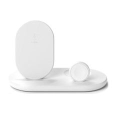 Belkin 3 in 1 Wireless Pad/Stand/Apple Watch White