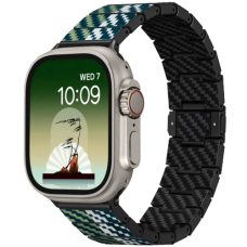 Pitaka Chroma Carbon Band Poetry of Things Wind for Apple Watch 49/45/44mm