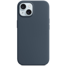iPhone 15 MagSafe Silicone Case original, Storm Blue