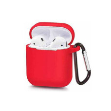 Чохол для навушників Blueo Liquid Silicon+Metal Hook Case for AirPods Dynamic червоний