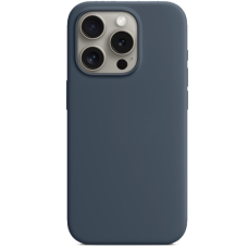 iPhone 15 PRO MagSafe Silicone Case original, Storm Blue