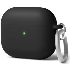 Elago Liquid Hybrid Case with Keychain Black for Airpods 3rd Gen