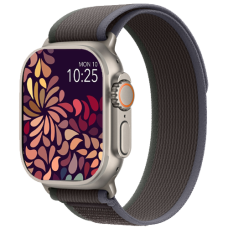 Apple Watch ULTRA 2 49mm Titanium Case with Blue/Black Trail Loop (S/M)